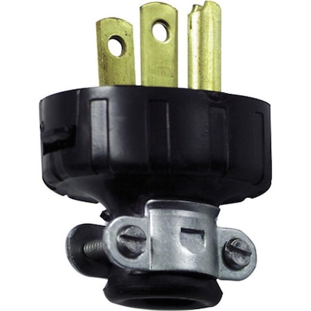 Leviton Leviton Residential Vinyl Straight Blade Plug 5-15P 18-14 AWG 2 Pole 3 Wire 010-48648-03E